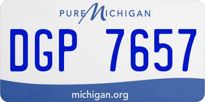 MI license plate DGP7657