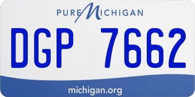 MI license plate DGP7662