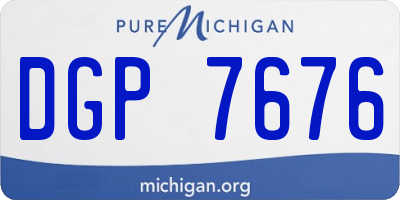 MI license plate DGP7676