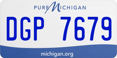 MI license plate DGP7679