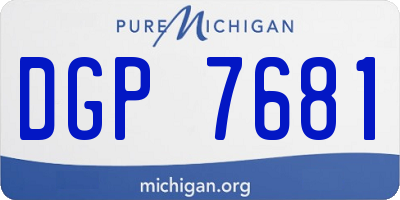 MI license plate DGP7681