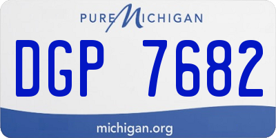 MI license plate DGP7682