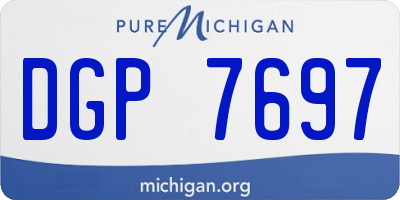 MI license plate DGP7697