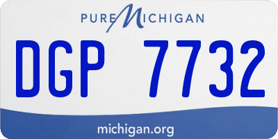 MI license plate DGP7732