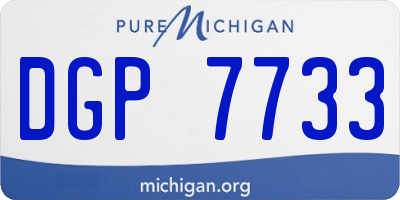 MI license plate DGP7733