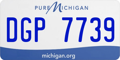 MI license plate DGP7739
