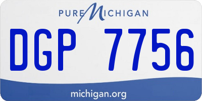 MI license plate DGP7756