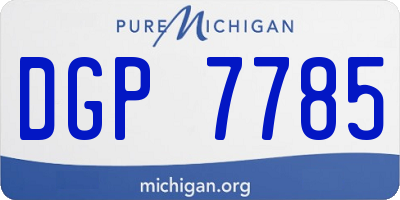 MI license plate DGP7785