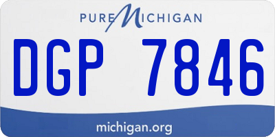 MI license plate DGP7846