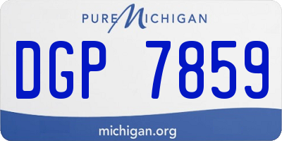 MI license plate DGP7859