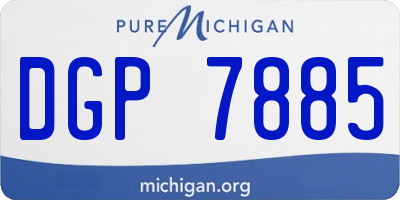 MI license plate DGP7885