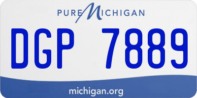 MI license plate DGP7889