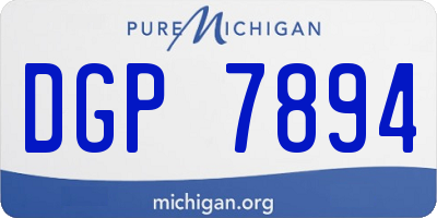 MI license plate DGP7894