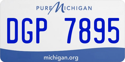 MI license plate DGP7895