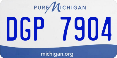 MI license plate DGP7904