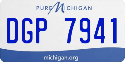 MI license plate DGP7941