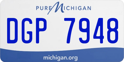 MI license plate DGP7948