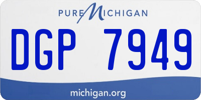 MI license plate DGP7949