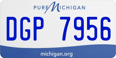 MI license plate DGP7956