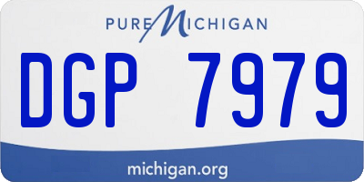 MI license plate DGP7979