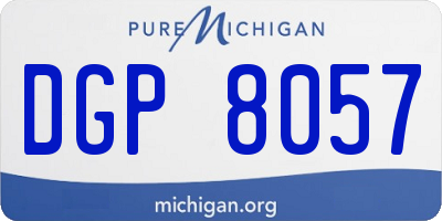 MI license plate DGP8057