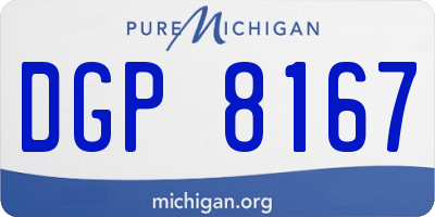 MI license plate DGP8167