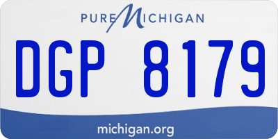 MI license plate DGP8179