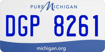 MI license plate DGP8261