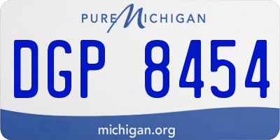MI license plate DGP8454