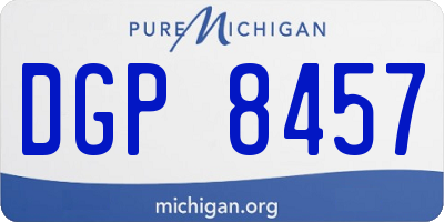 MI license plate DGP8457