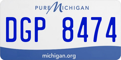 MI license plate DGP8474