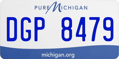 MI license plate DGP8479