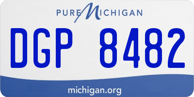 MI license plate DGP8482