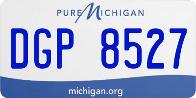 MI license plate DGP8527