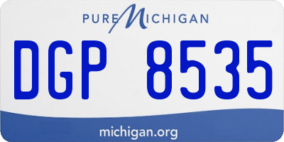MI license plate DGP8535