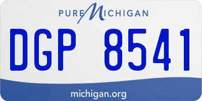 MI license plate DGP8541