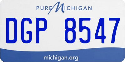 MI license plate DGP8547