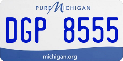 MI license plate DGP8555