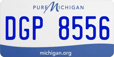 MI license plate DGP8556