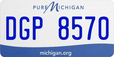 MI license plate DGP8570
