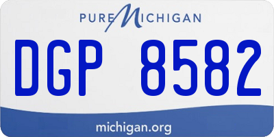 MI license plate DGP8582