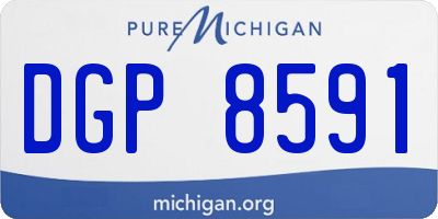 MI license plate DGP8591