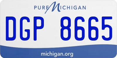 MI license plate DGP8665