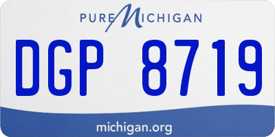 MI license plate DGP8719