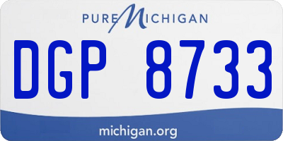 MI license plate DGP8733