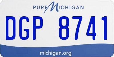 MI license plate DGP8741