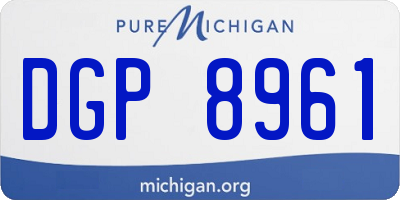 MI license plate DGP8961