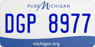 MI license plate DGP8977