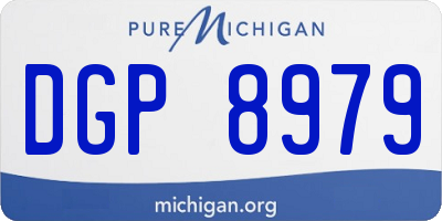 MI license plate DGP8979