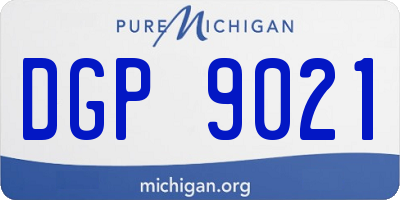 MI license plate DGP9021